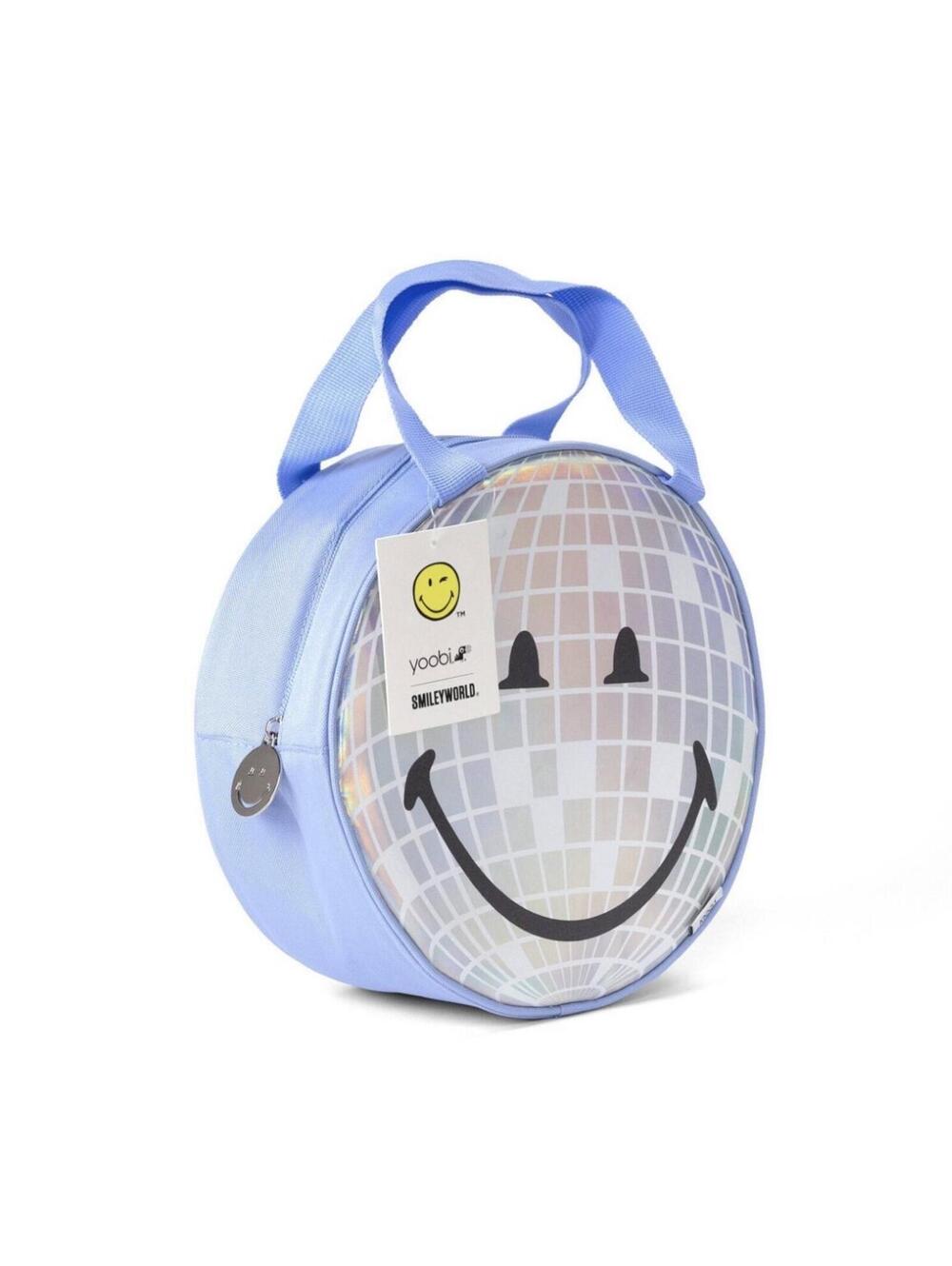 Yoobi Smileyworld Holographic Disco Ball Tote Bag